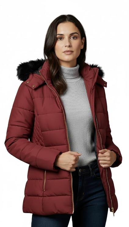 Women's Hooded Winter Puffer Jacket