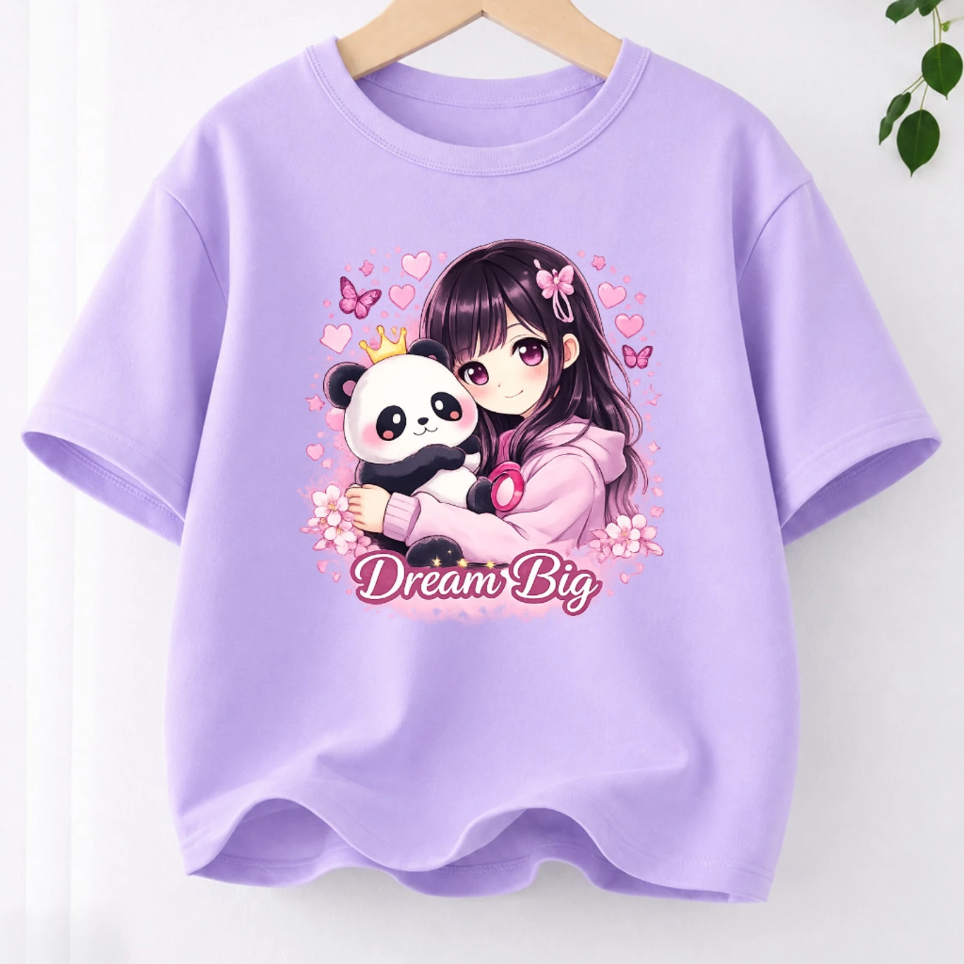 Cartoon Printed Cotton Top for Girls