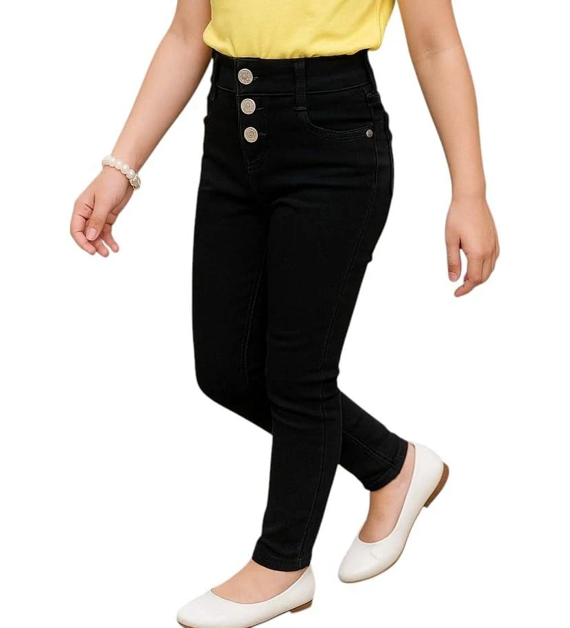 Girls Slim Fit Denim Jeans
