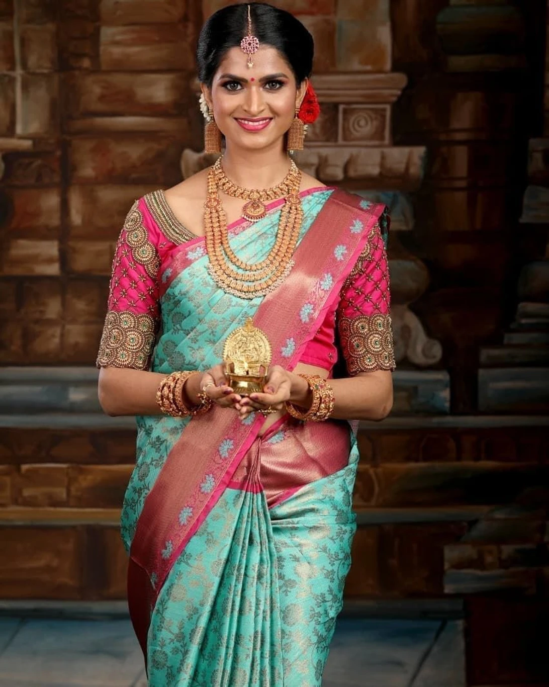 Traditional Kanjeevaram Silk Saree